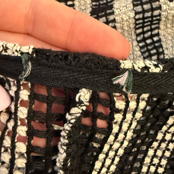 Striped Open-Front Cover Up - Picture 5 of 6